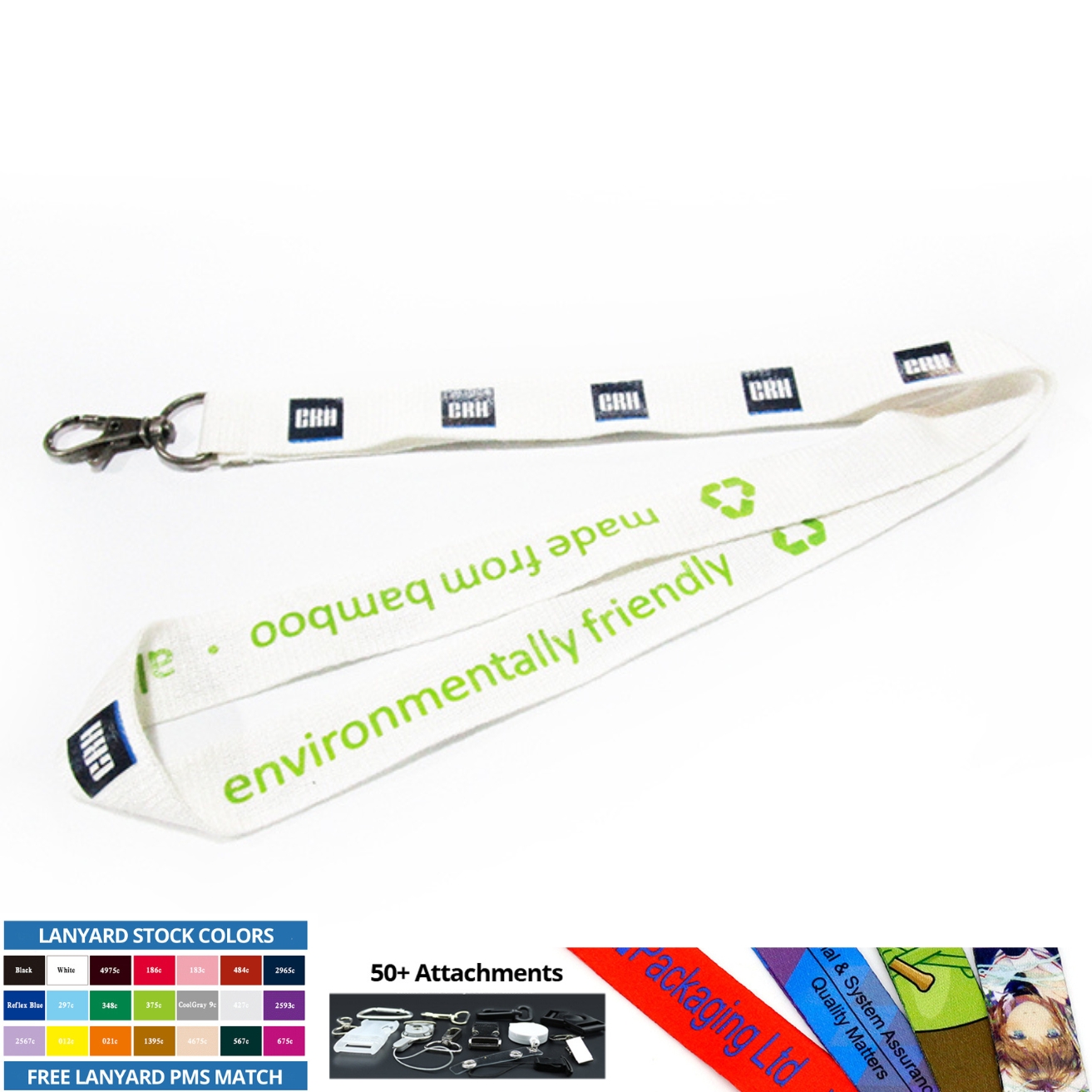 3/4" Recycled Lanyard - Any Attachment 2