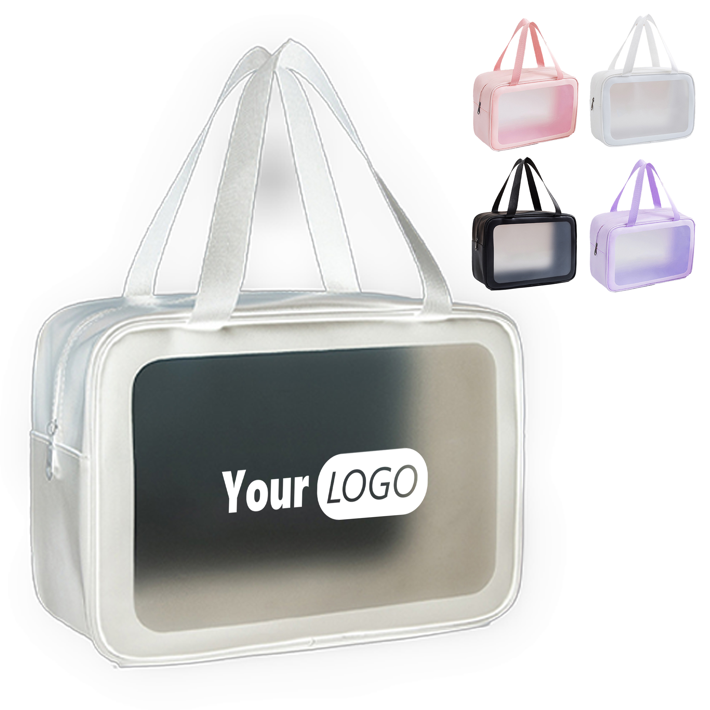 Pvc Frosted Waterproof Toiletry Bag ?C Customized For Your Needs 2