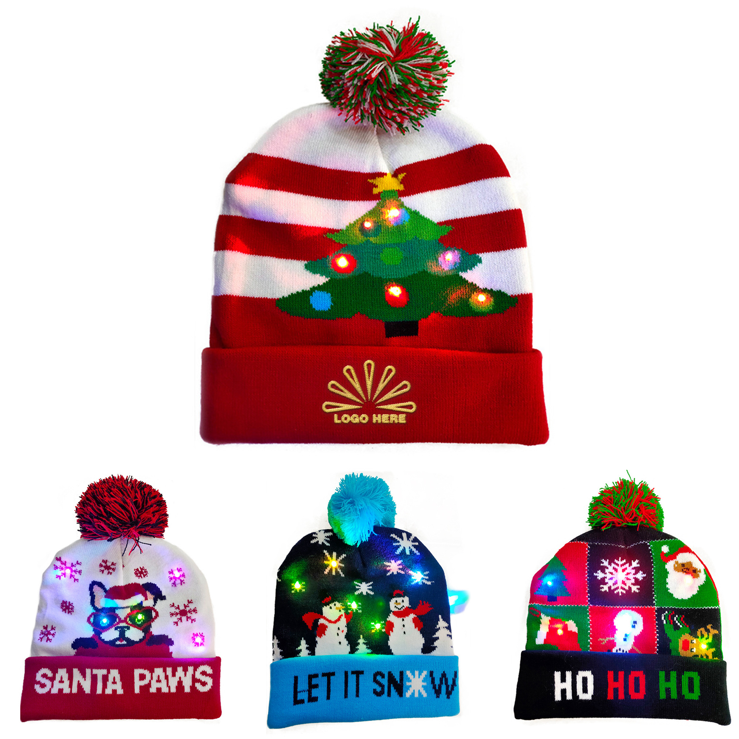 Customizable Christmas Hat for Warmth and Cheer 2