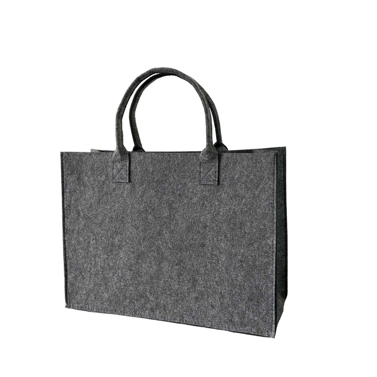 Eco Friendly Felt Bag for Work Travel Shopping 12
