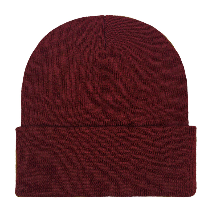 Classic Ribbed Cuffed Beanie with Custom Logo - 100% Acrylic 70
