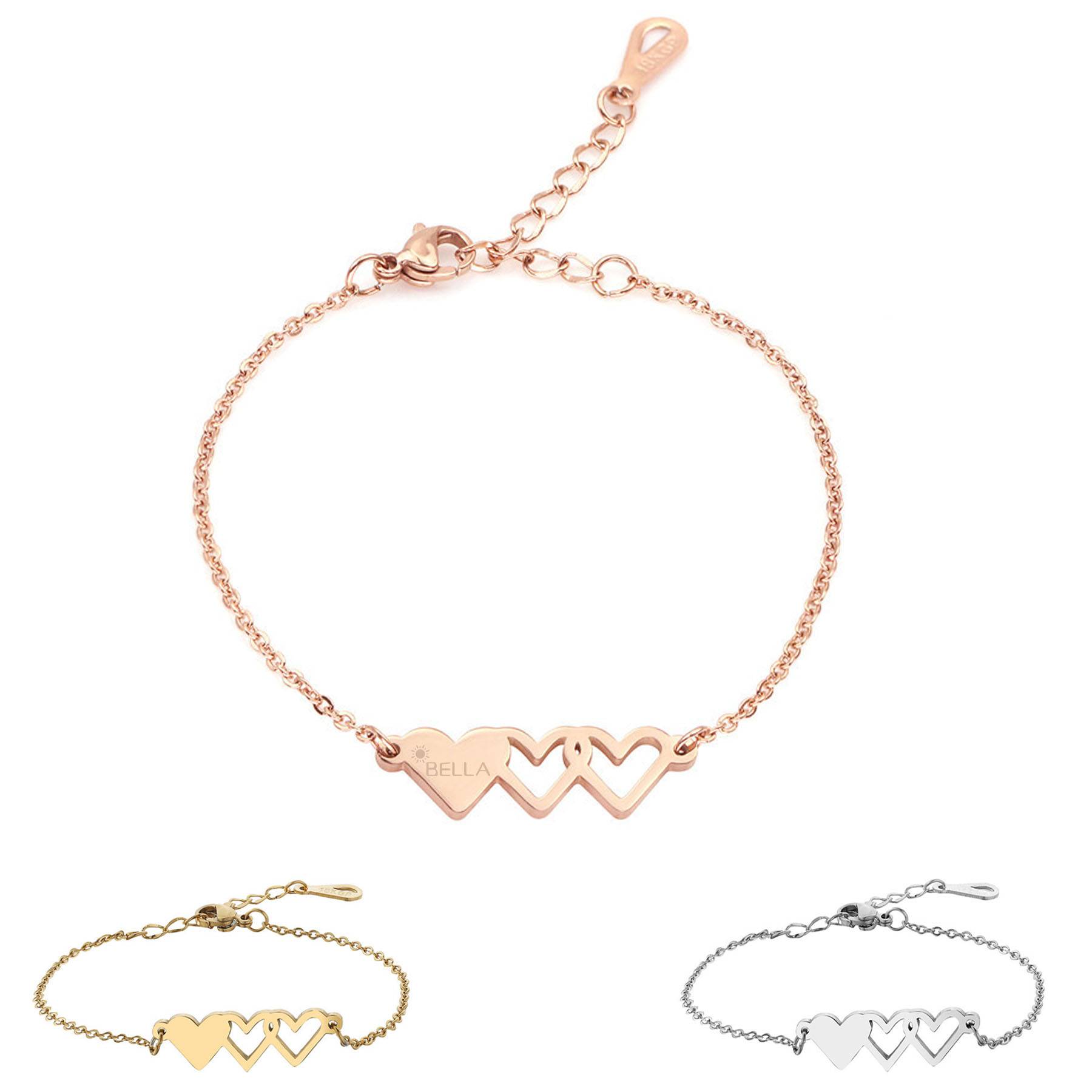 Retro Titanium Steel Love Bracelet 5