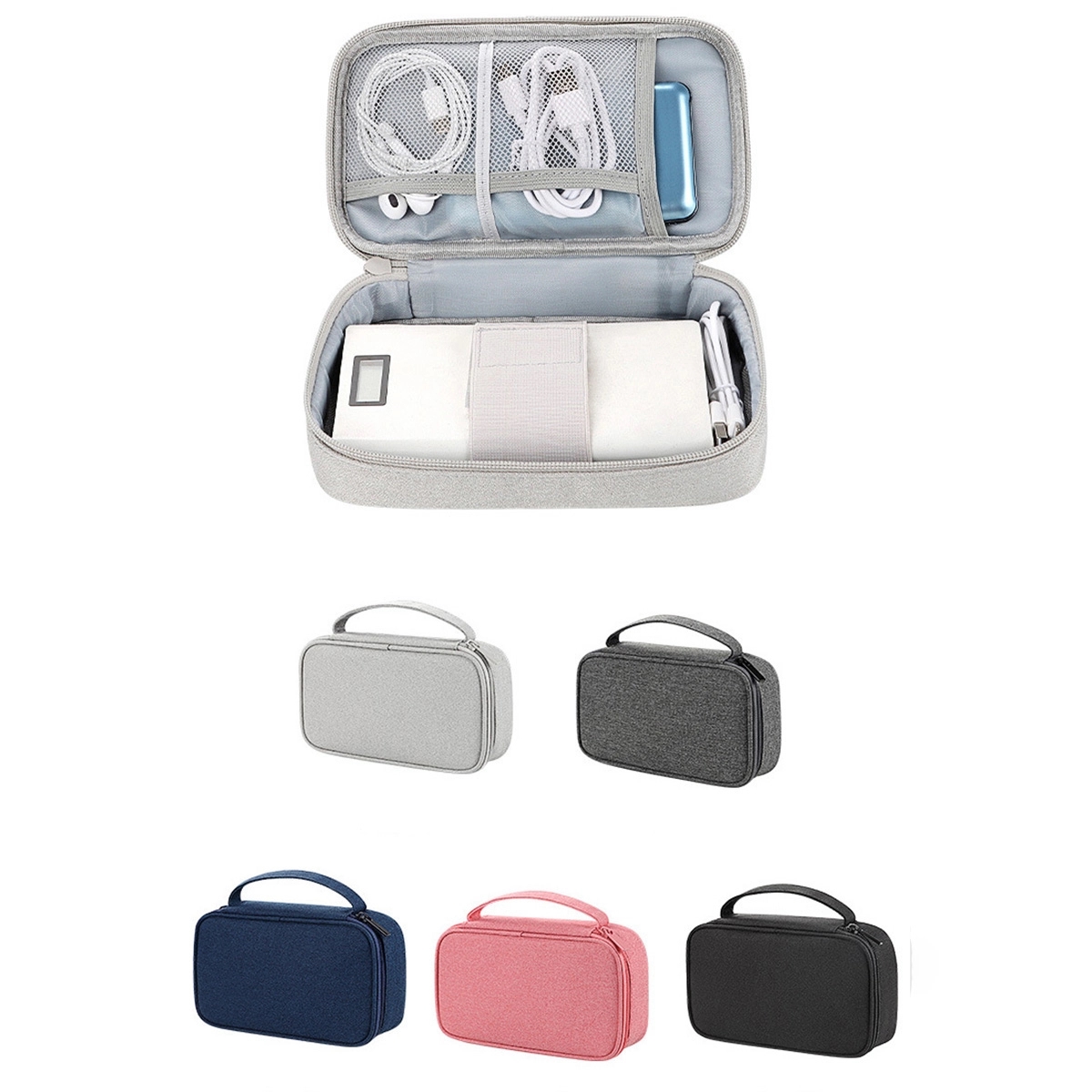 Portable Digital Accessory Data Cable Storage Bag 2
