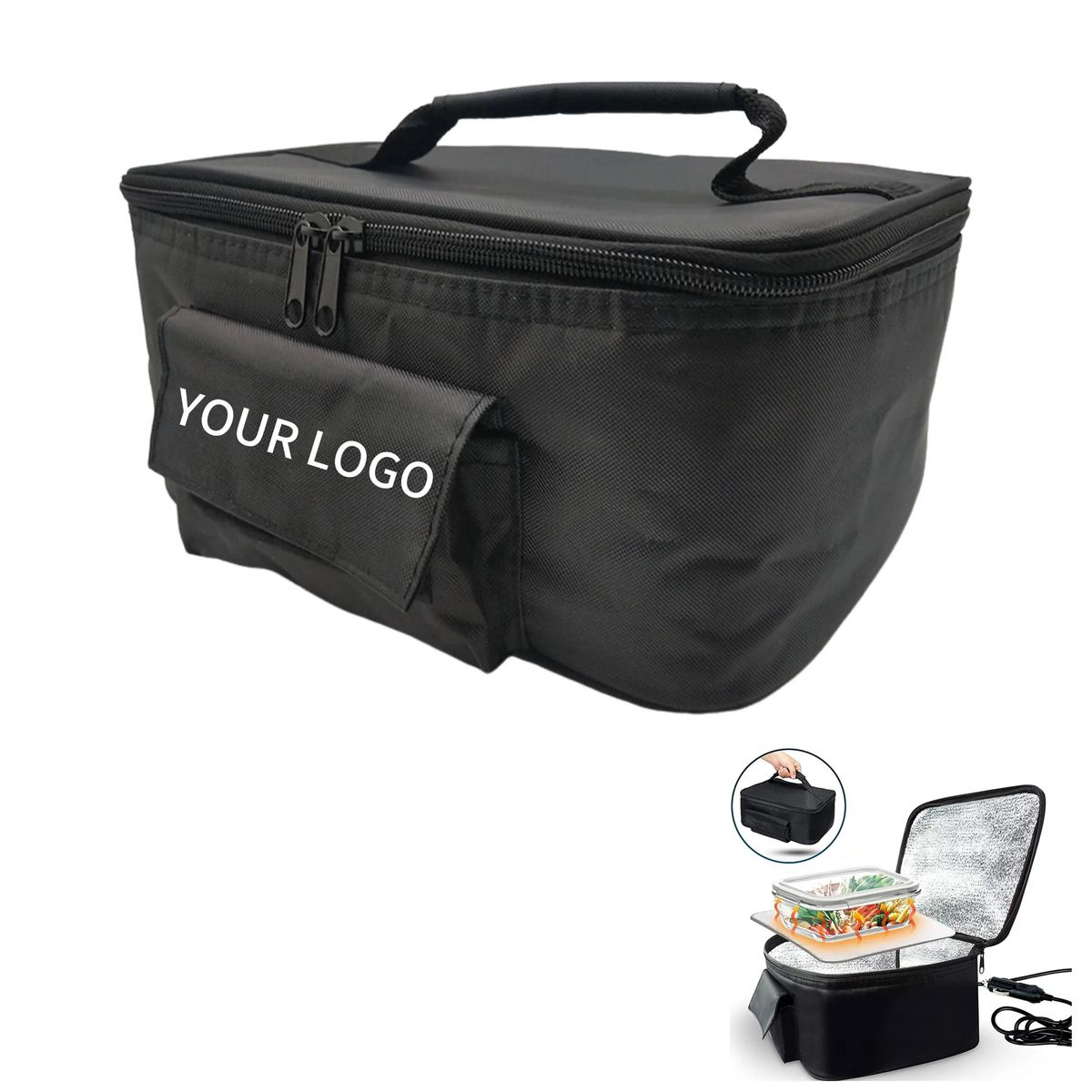 Large 12V Food Warmer Bag For Road Trips 1