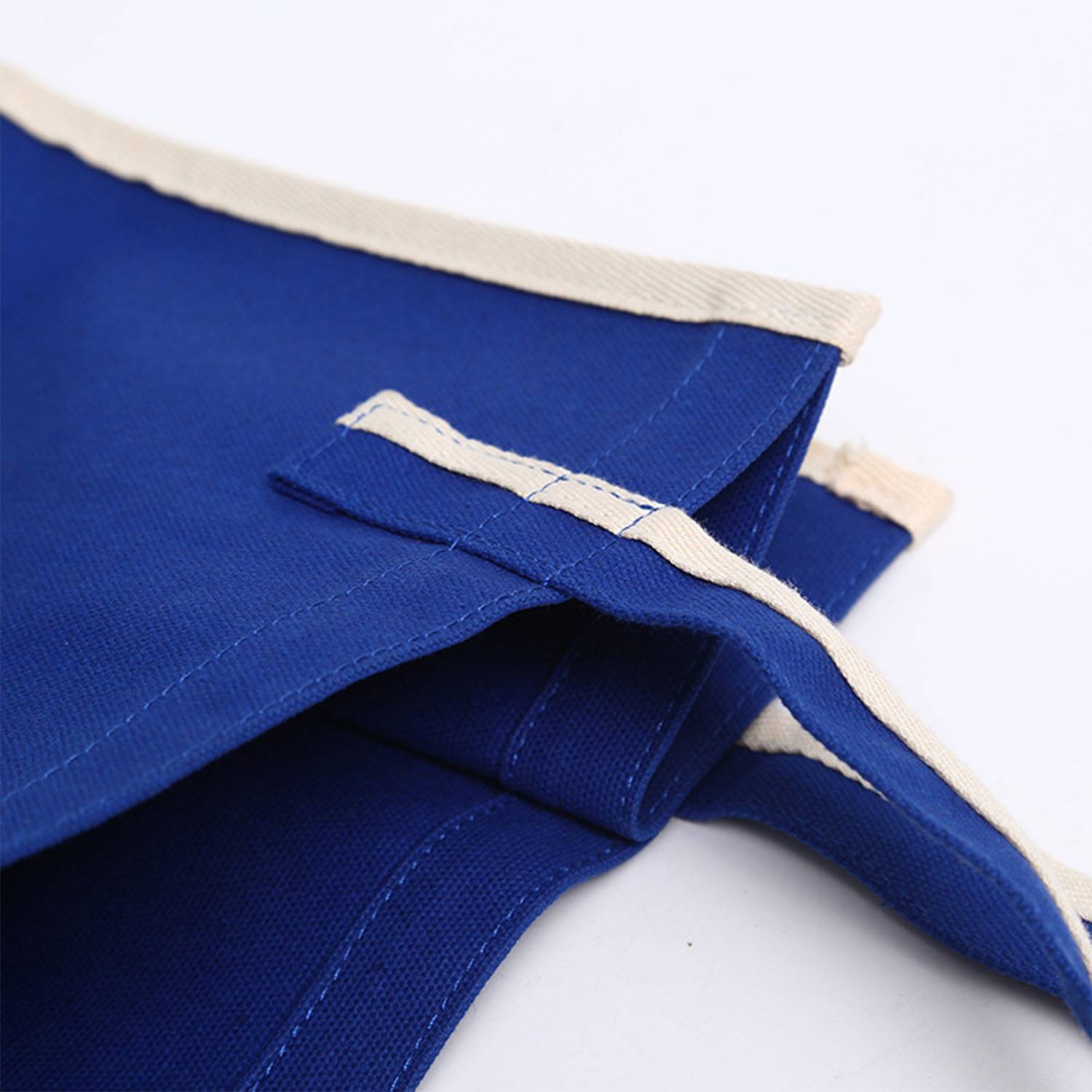 Canvas klein blue lady trendy tote bag, custom tote bag with logo imprint 5