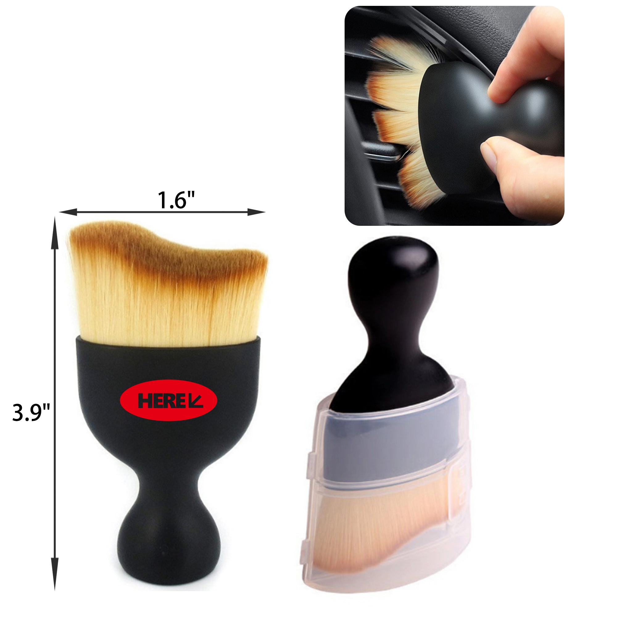 Versatile Car Interior Dust Cleaning Brush 2