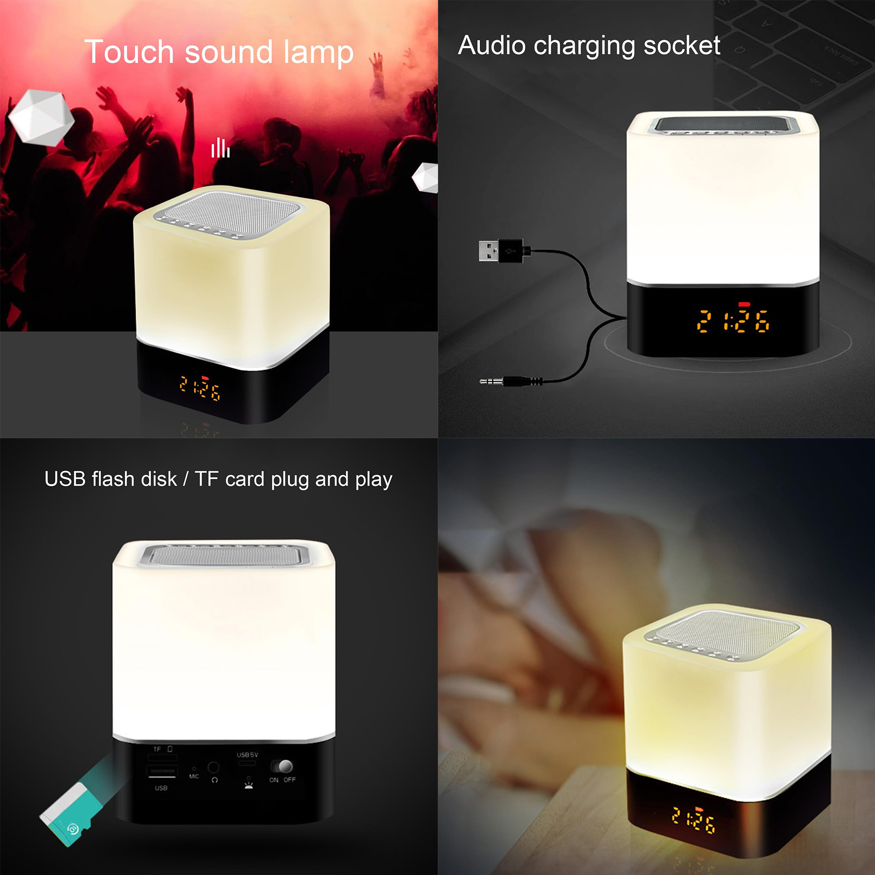 Bluetooth Speaker Alarm Clock 2