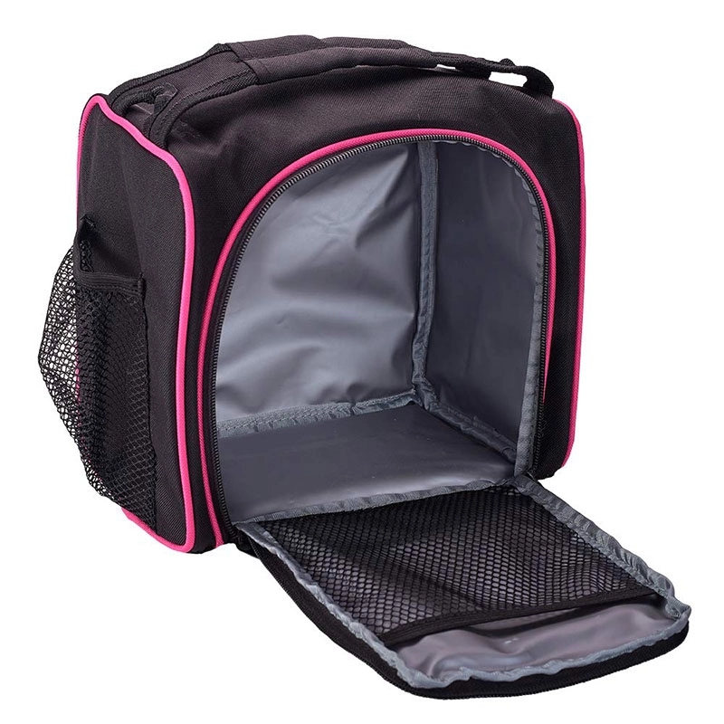 Double-Zipper Square Handheld Insulated Bag 5