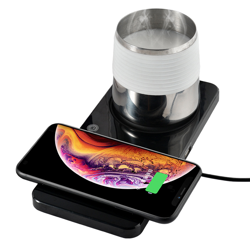 Wireless Charging Thermostatic Combined Coasters