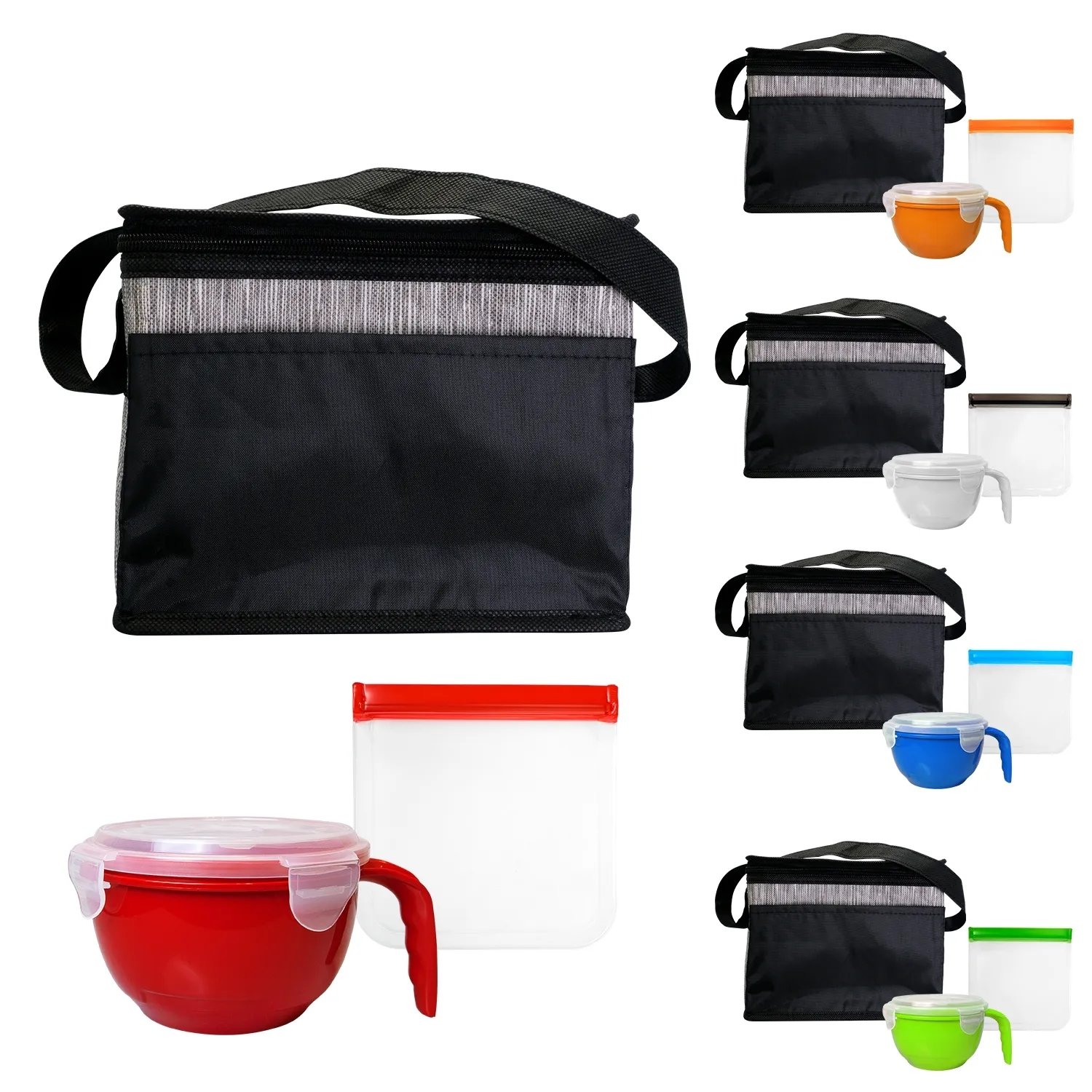 Black Graph Noodle & Sandwich Set 11