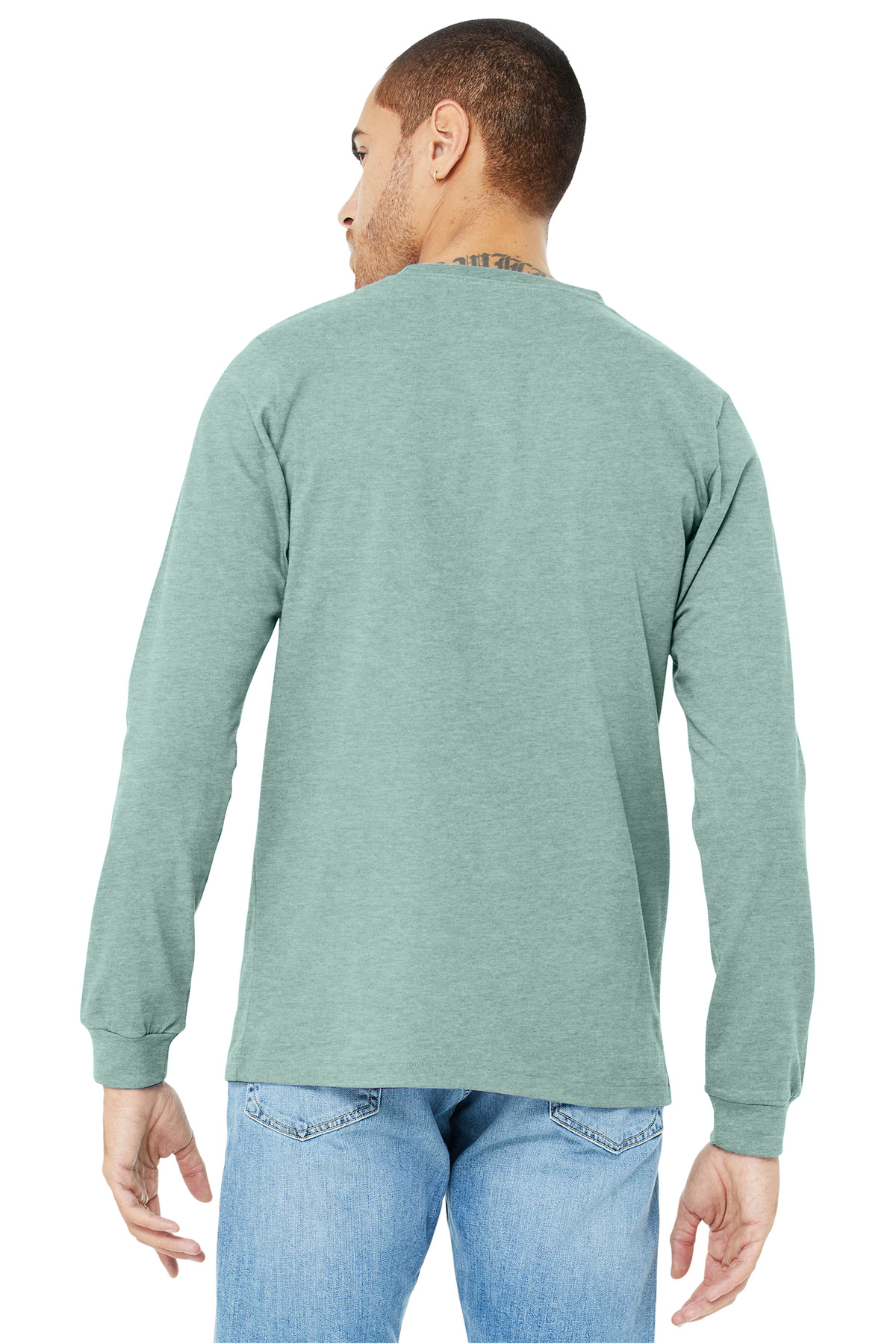 BELLA+CANVAS Unisex Heather CVC Long Sleeve Tee BC3501CVC 139