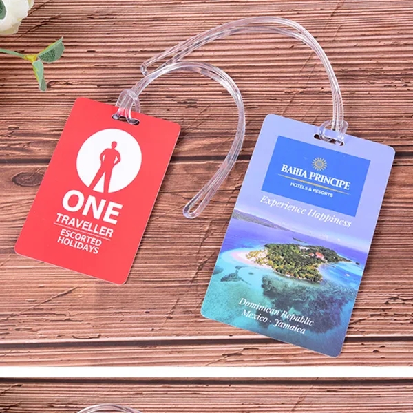 Custom Pvc Voyage Luggage Tag 3