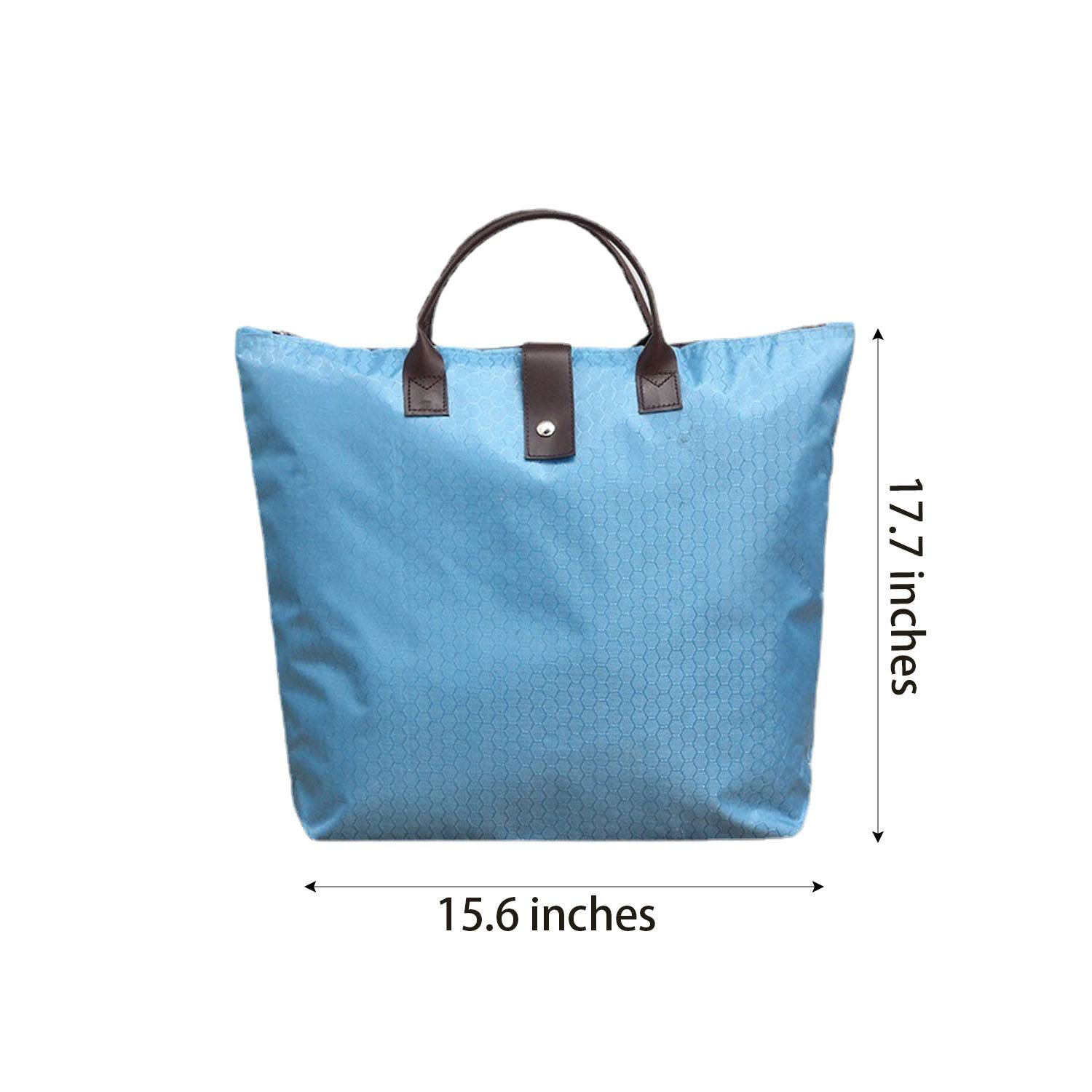 Waterproof Large Capacity Foldable Shopping Bag with Handles 2