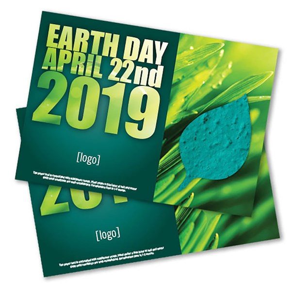 Seed Paper Shape Postcard - Large