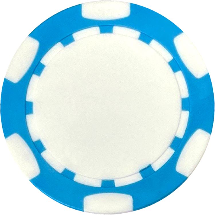 6 Stripe Poker Chip