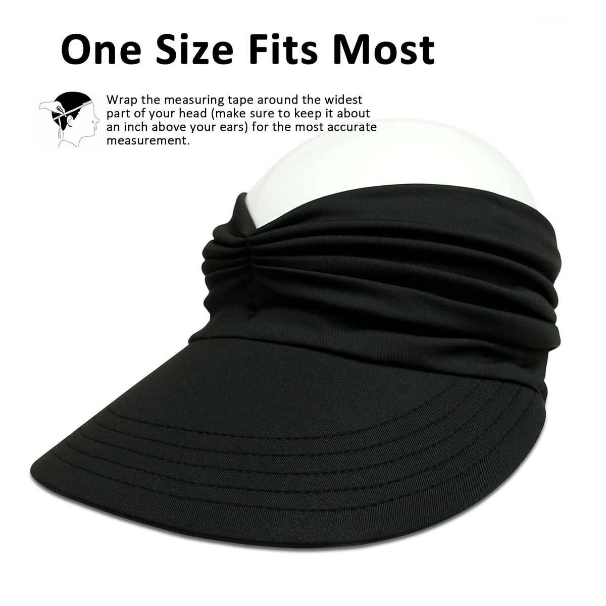 Women Empty Top Sun Visor Hats 7