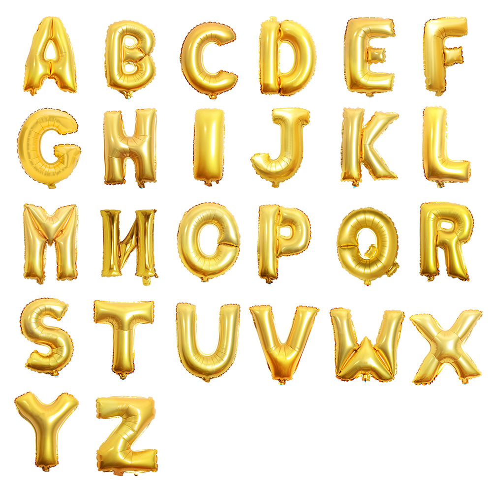32" Number & Letter Balloons 28