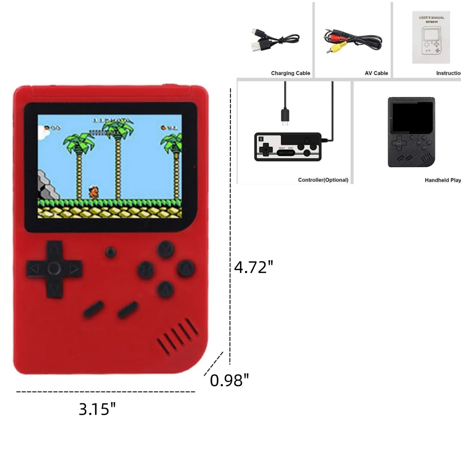Retro Portable Game Console 4