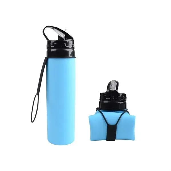 Folding Silicone Water Cup - Sports Drinkware 4