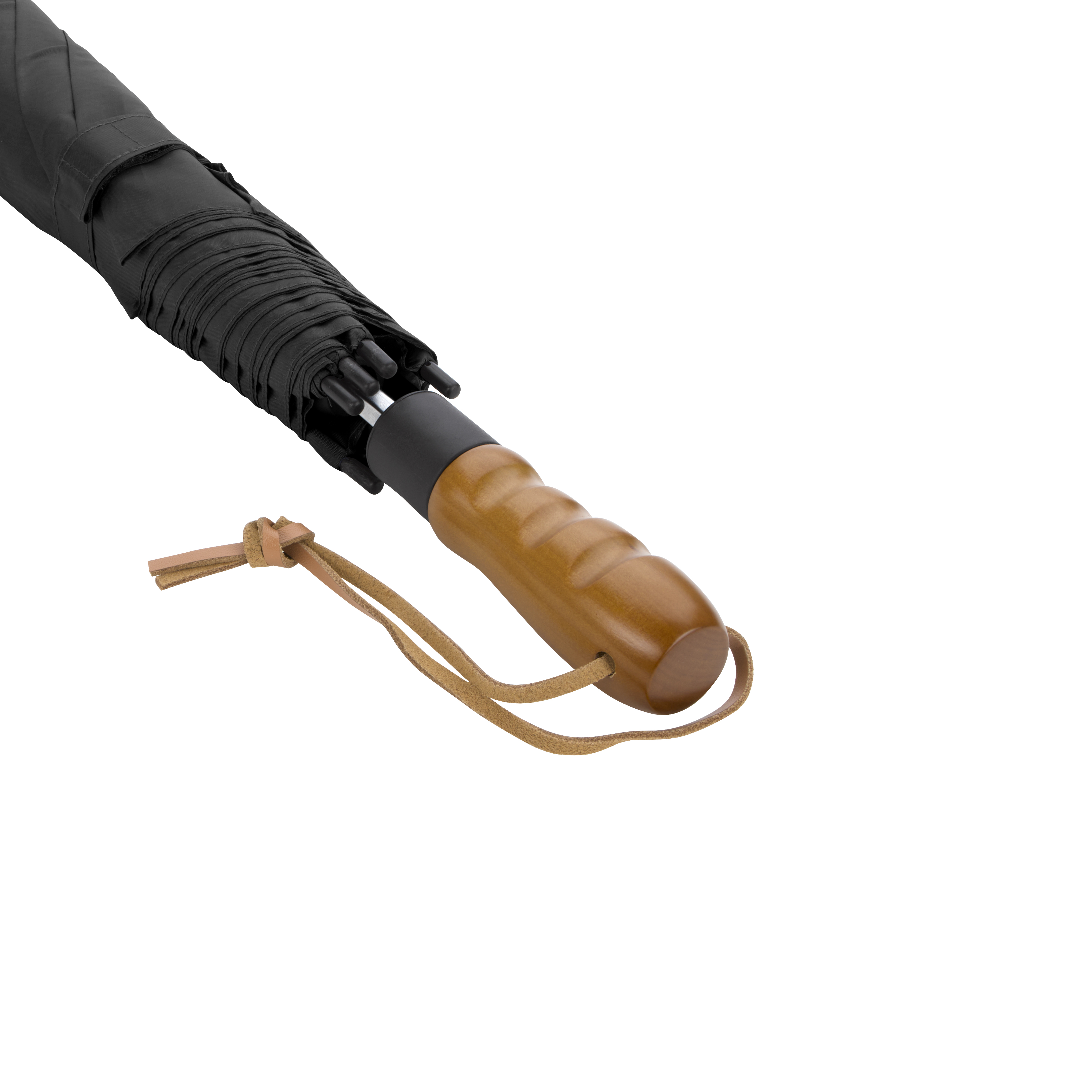 Shed Rain™ Windjammer® 58" Vented Wooden-Handled Auto-Open Jumbo Compact Umbrella 83