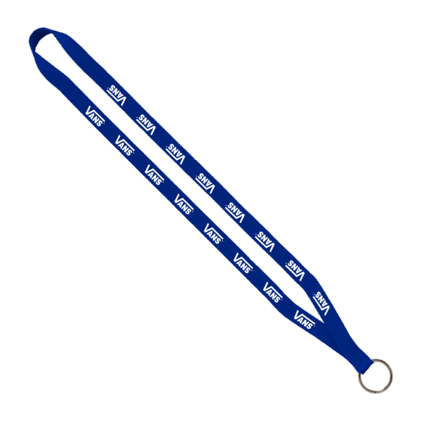 1/2" Polyester Lanyard with Sewn Metal Split-Ring 8