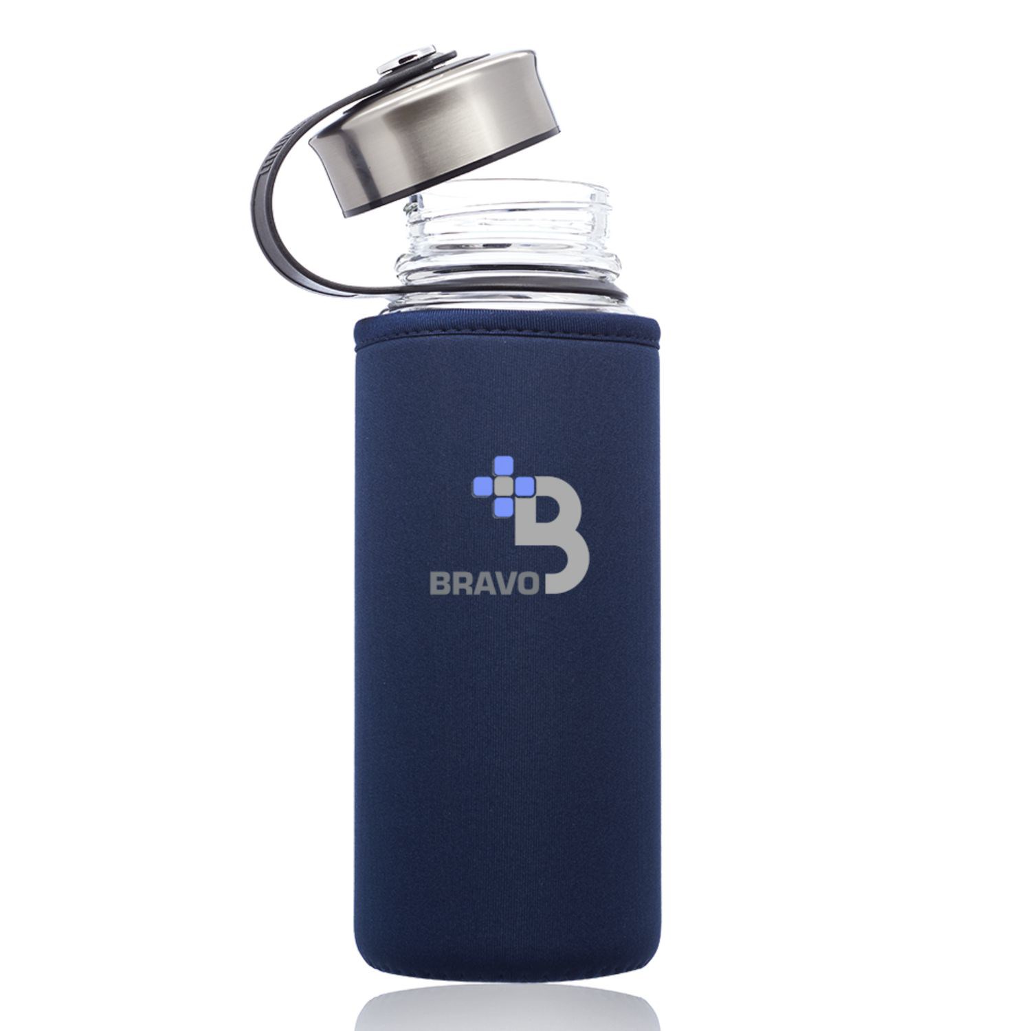 25 oz. Kangaroo Glass Sports Bottles in Neoprene Pouch 3