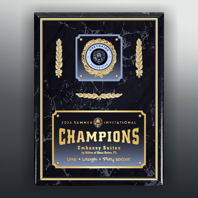 Gold Edge Plaques 6