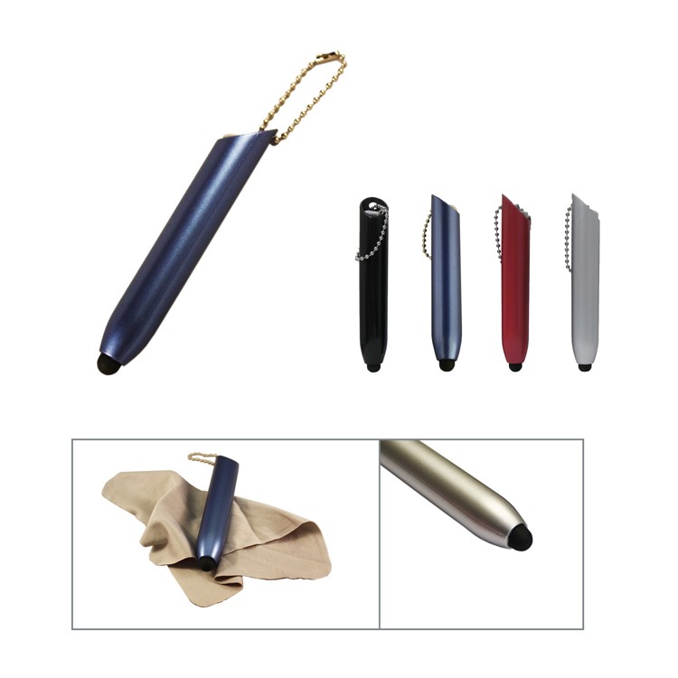 Stylus with Microfiber Cloth and key fob 6