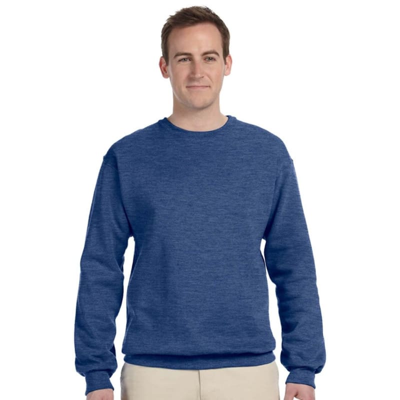 Jerzees 8 Oz., 50/50 NuBlend® Fleece Crew, custom hoodie or sweatshirt with logo imprint 11