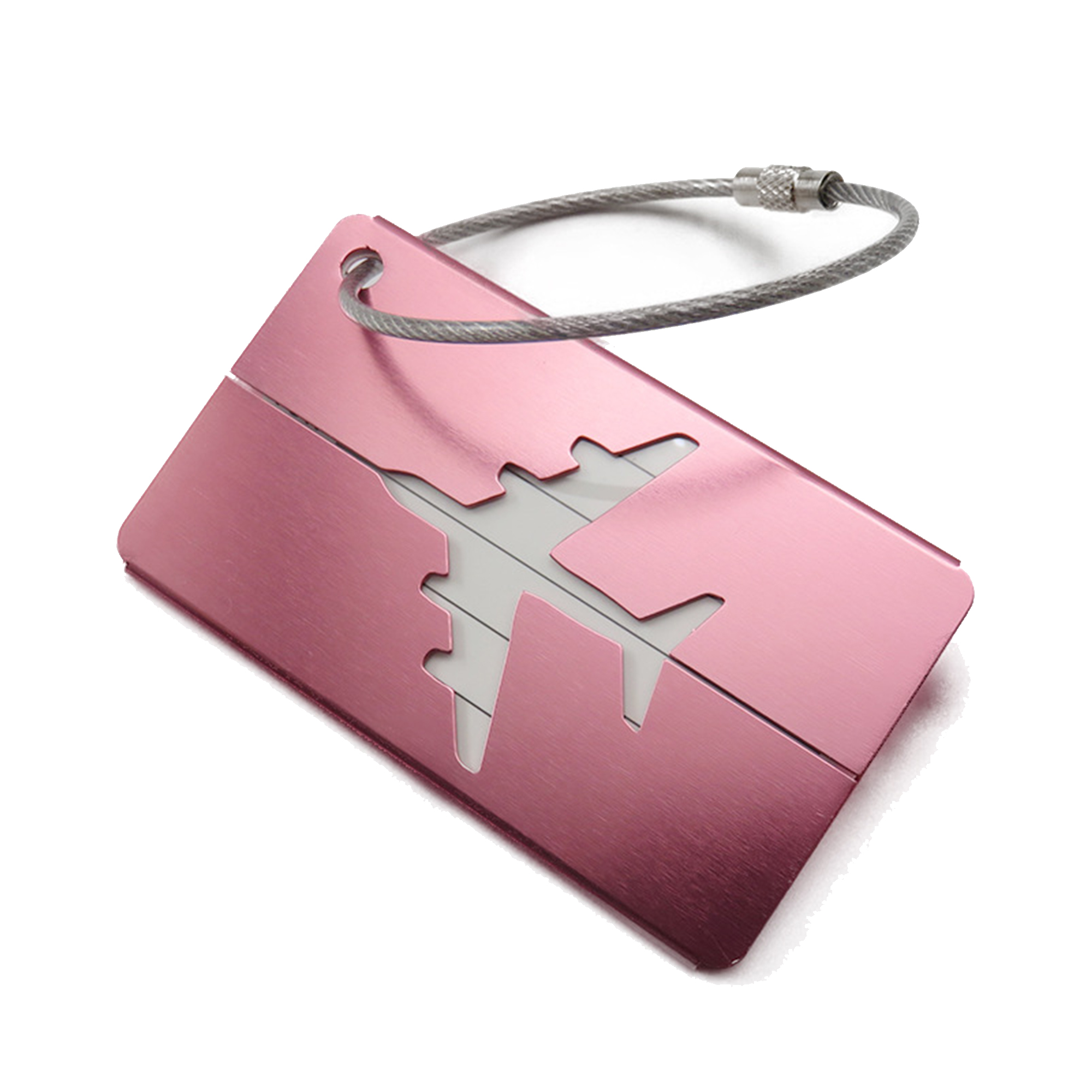 Aluminum Airplane Luggage Tag 15