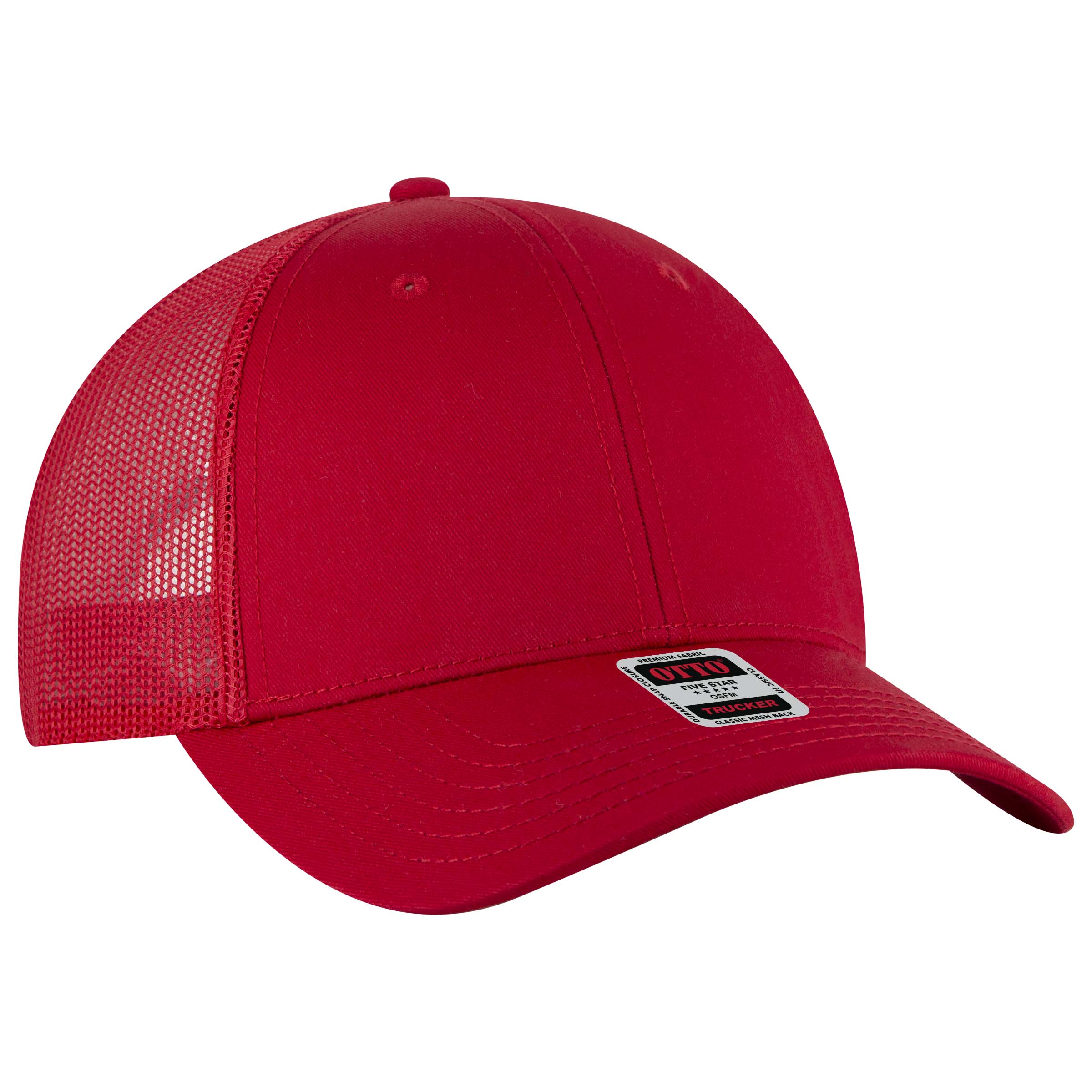 OTTO CAP® 6 Panel Low Profile Mesh Back Trucker Hat 216