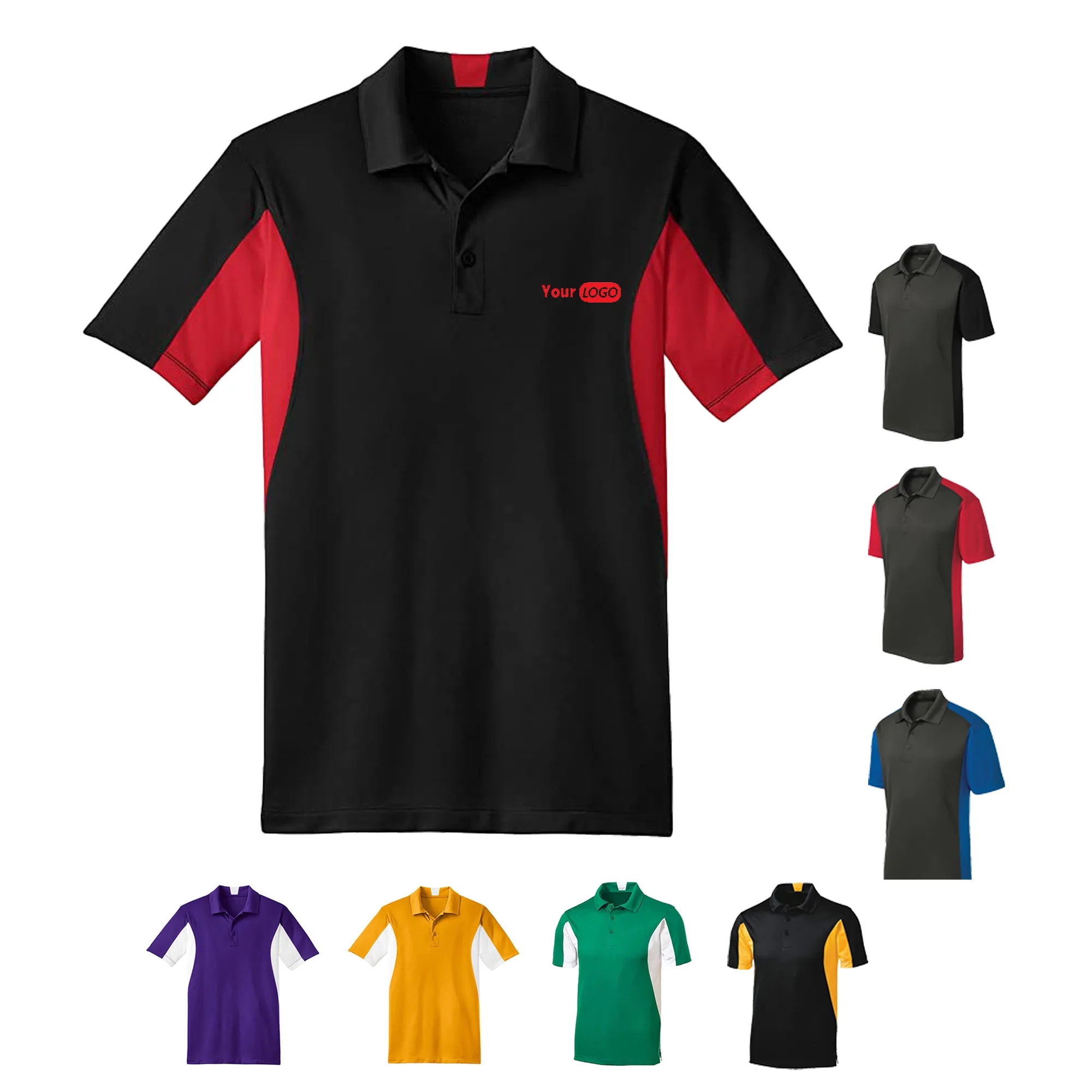 Men's Quick Dry Short Sleeve Polo Shirts 3
