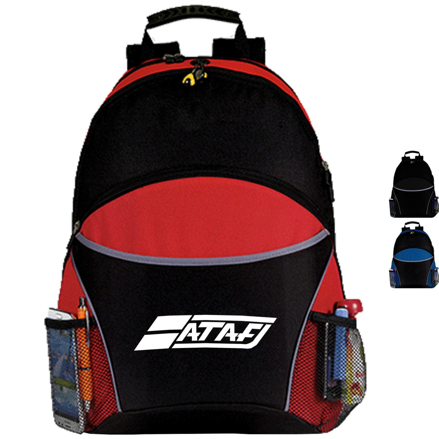 Premium 600D CurvEdge Laptop Backpack (13” x 19” x 8”) 2