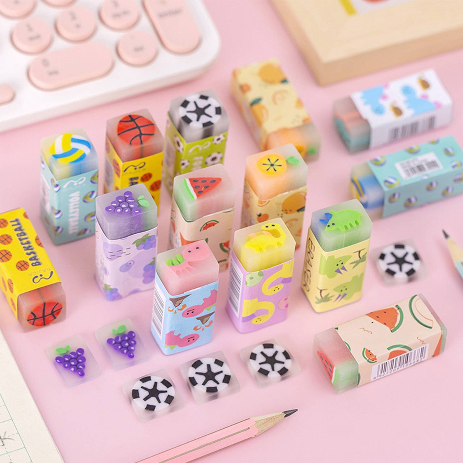 Creative Fruit Student Eraser 5
