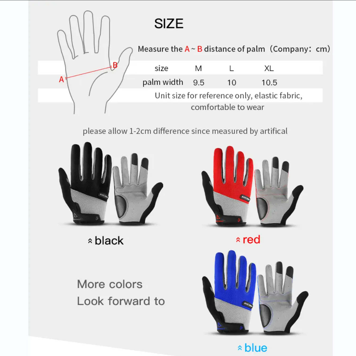Ergonomic design Shock-Absorbing Touch Screen Cycle Gloves 7