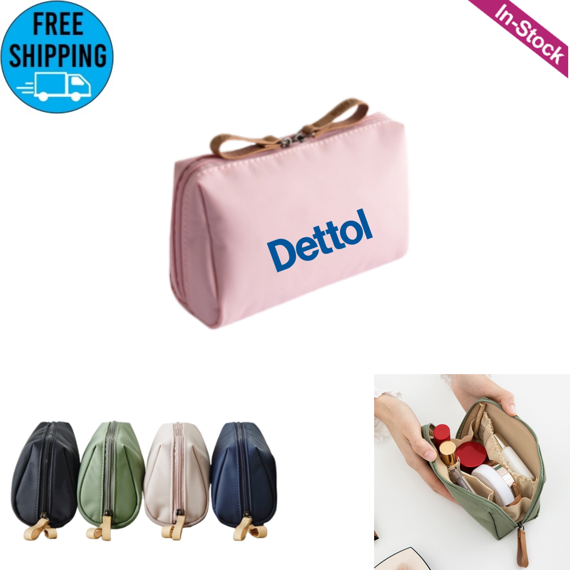 Large Portable Cosmetic Bag 3
