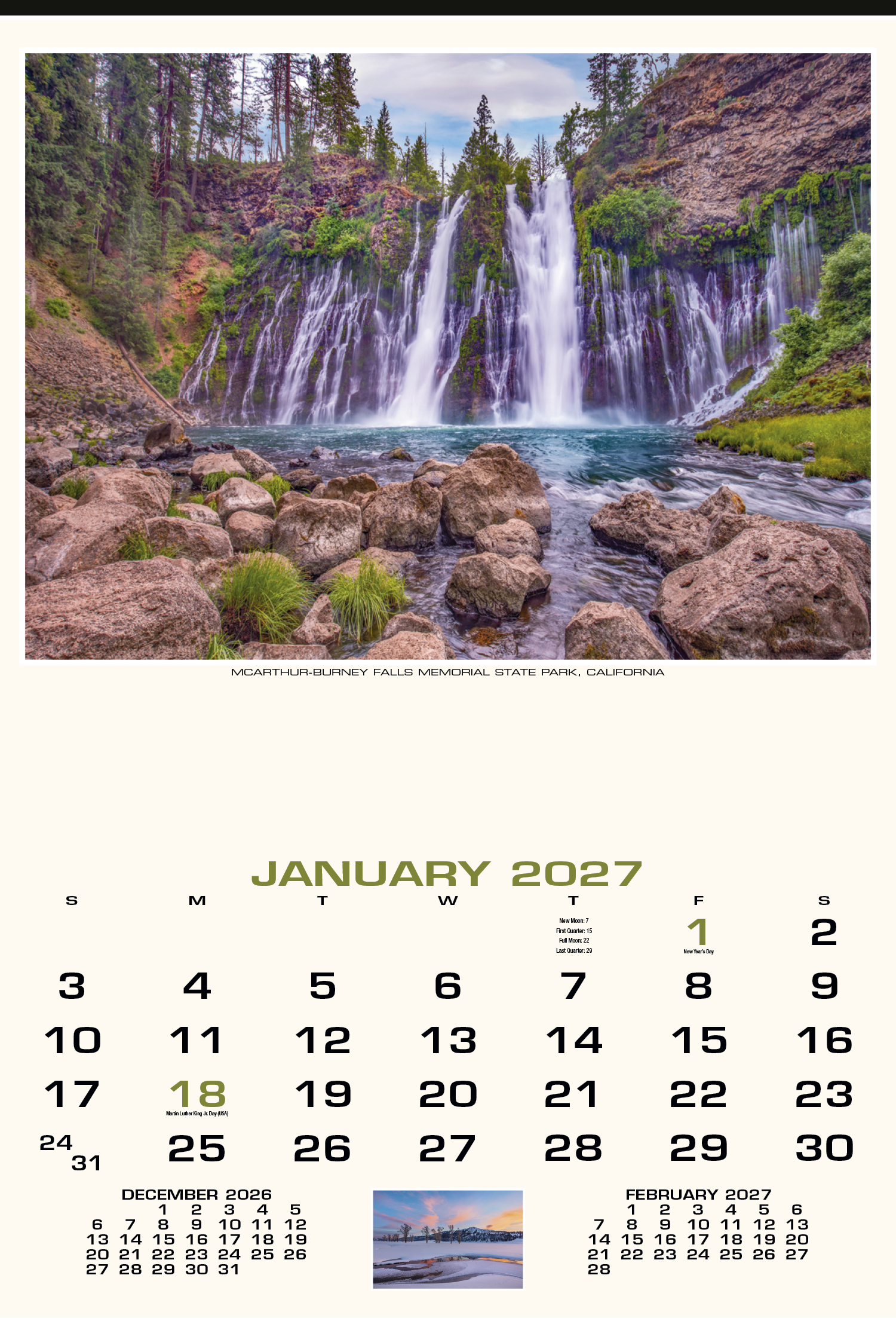 HotLine® Products Scenic America® Executive Calendar 27
