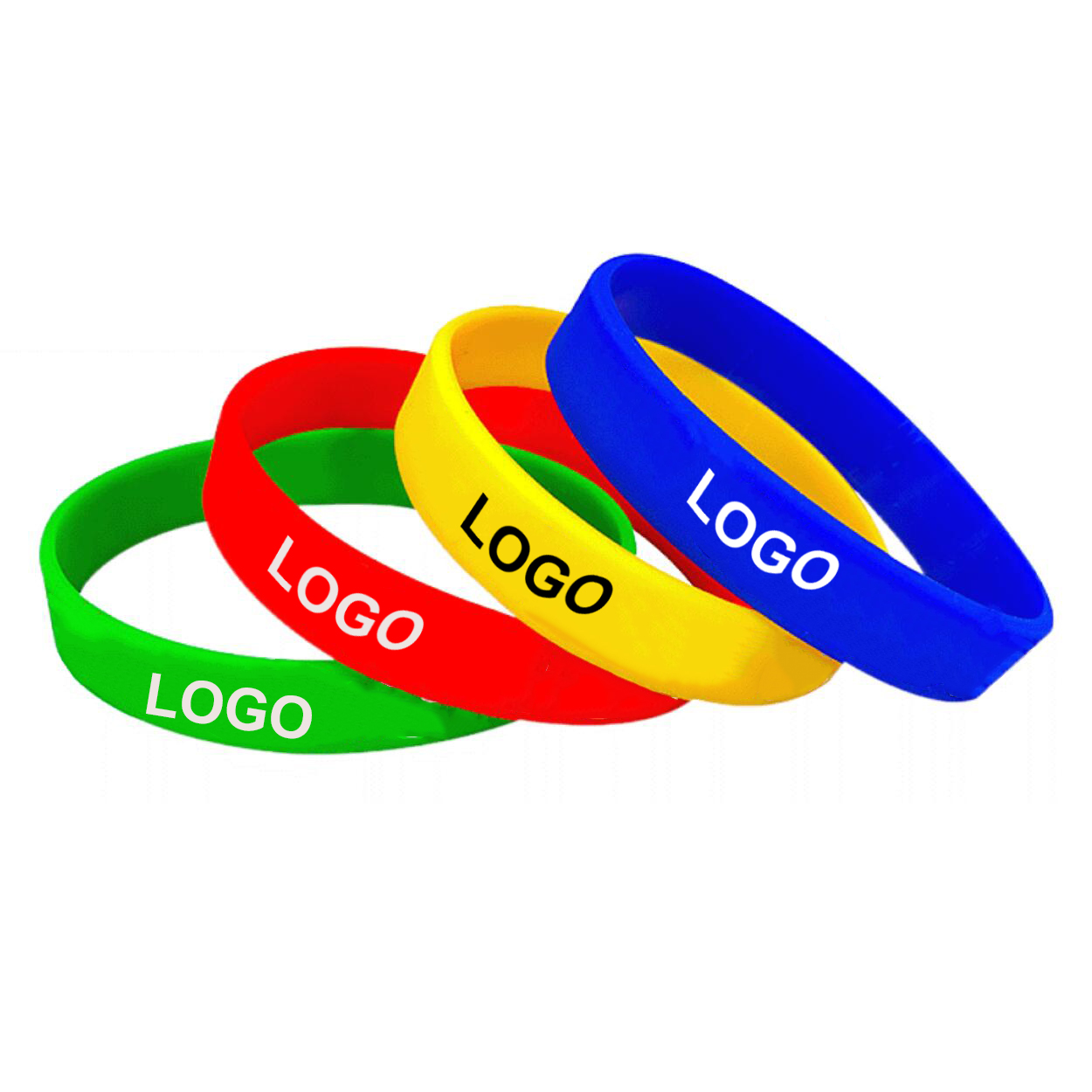 Debossed Color Fill Silicone Wristband 2