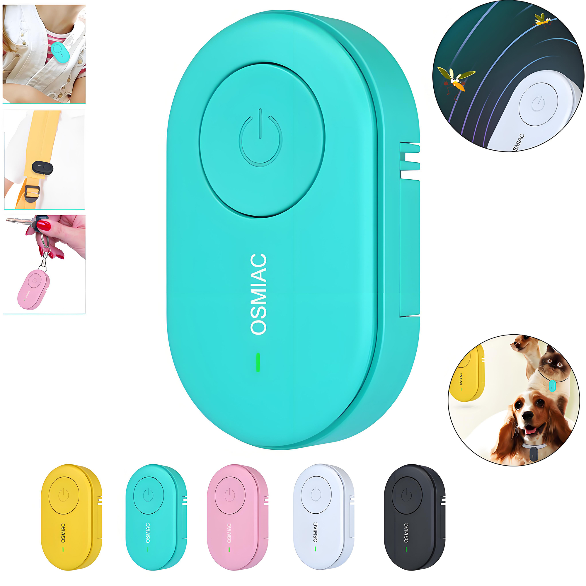 Clip-On Wearable Pest Repeller with Ultrasonic 2