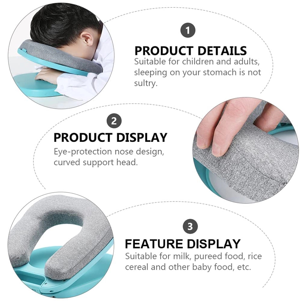 Desk Sleeping Pillow Travel Nap 1