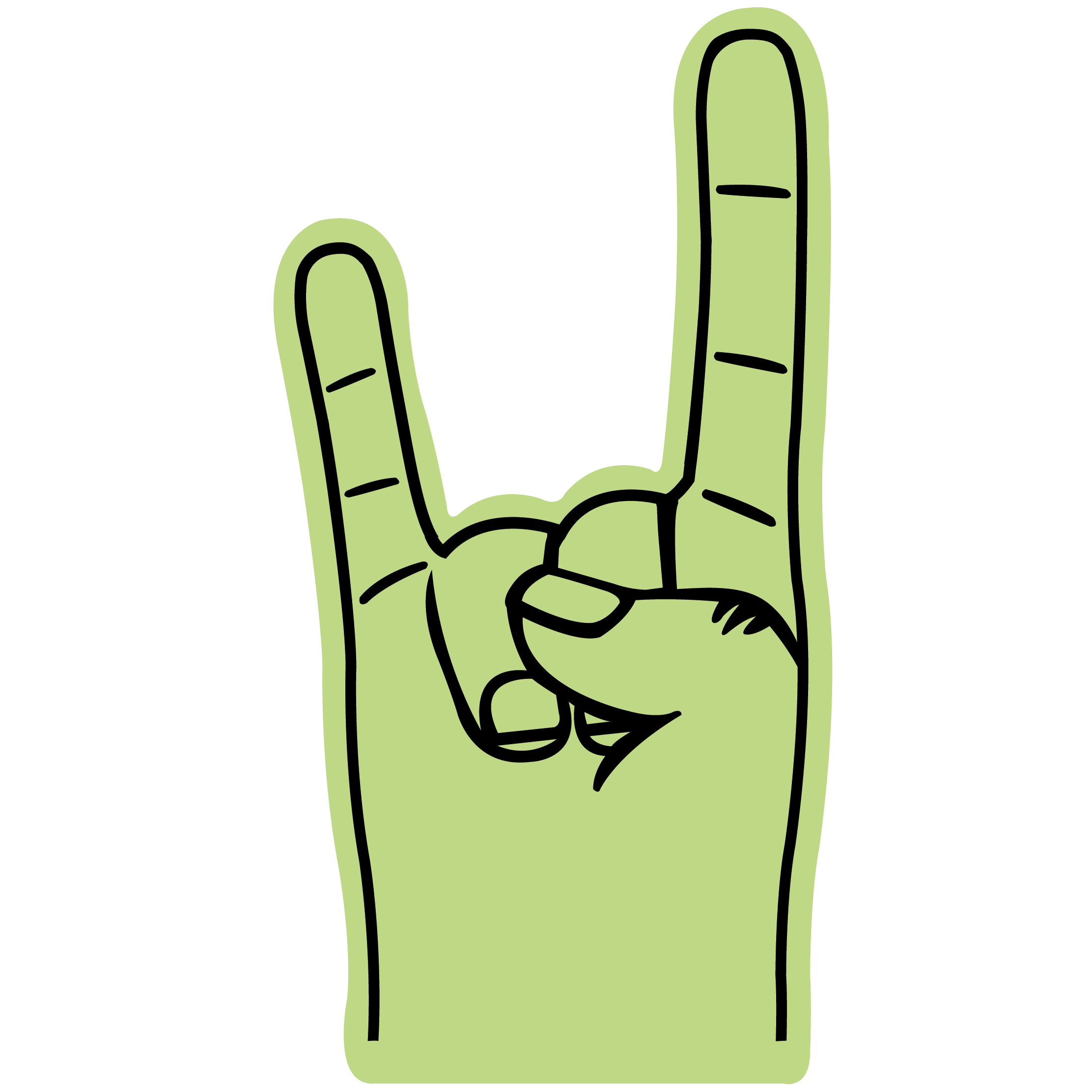 Concert Hand Foam Cheering Mitt 10