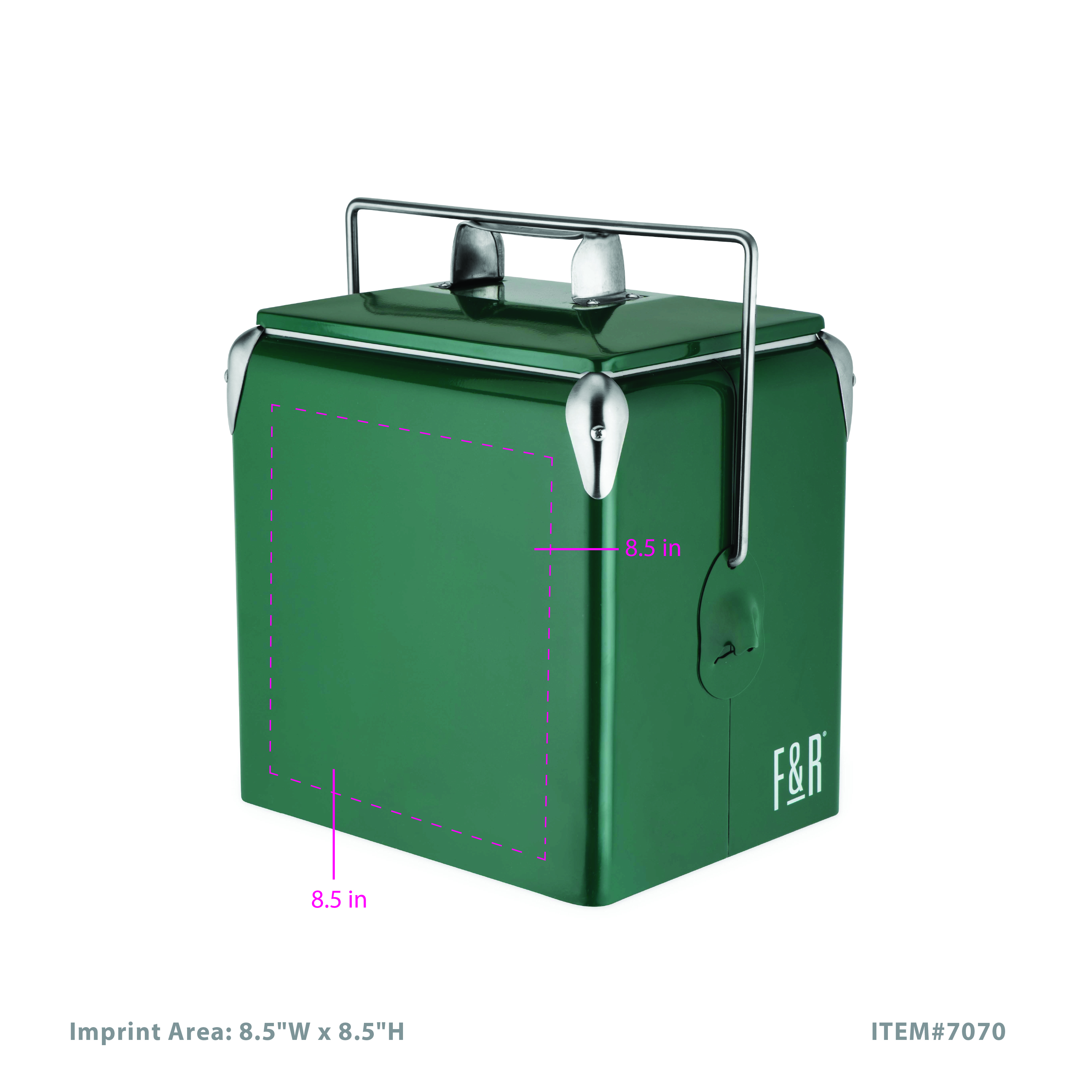Foster & Rye® Vintage Metal Cooler 4