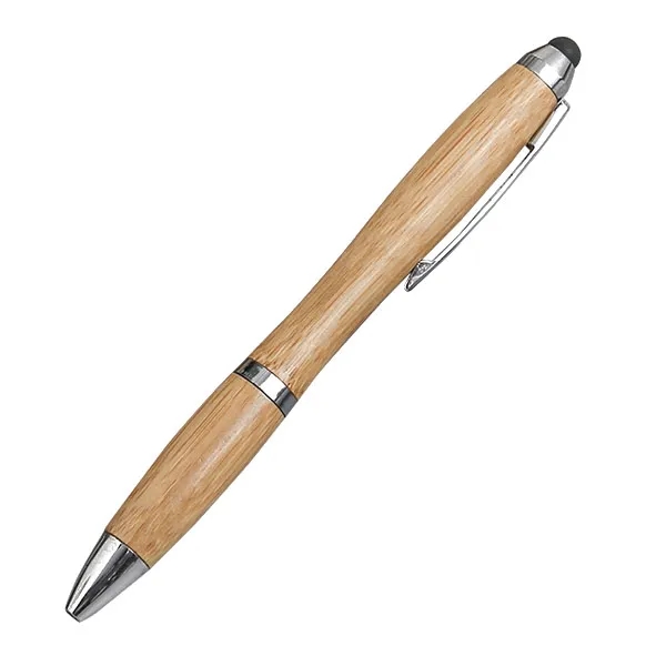 Personalized Bamboo Stylus Ballpoint Pen 3