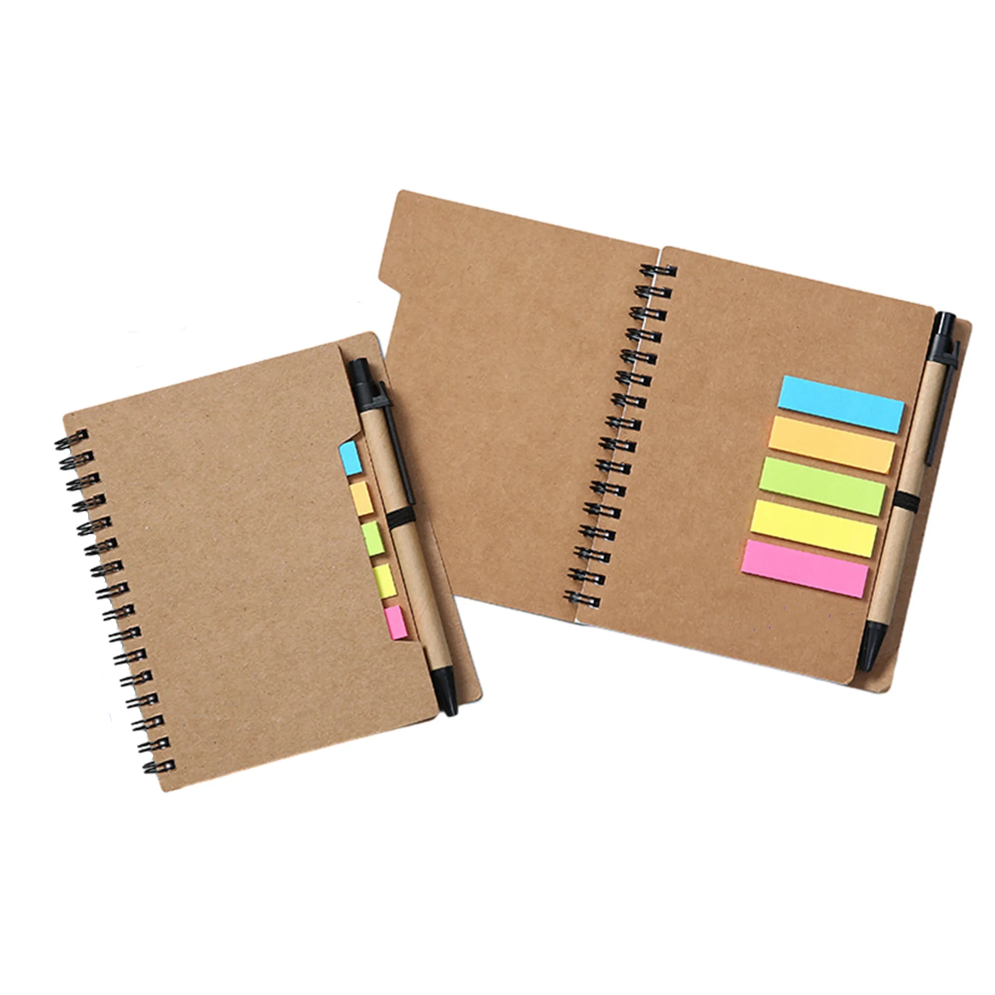 Kraft Paper Combination Memo Pad With Pen 2