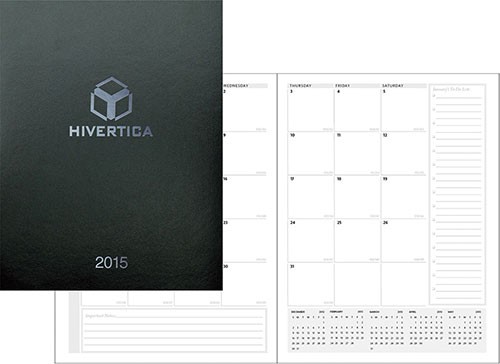 TravelerLite™ - Leatherette Monthly Planner 1