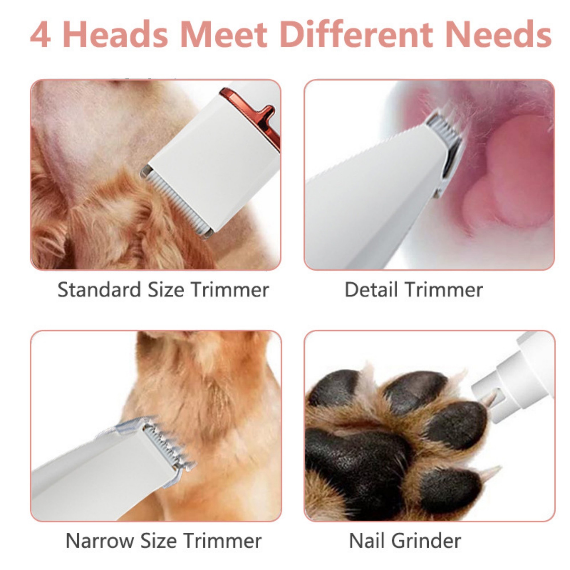 4 Blade Professional Pet Grooming Kit 4