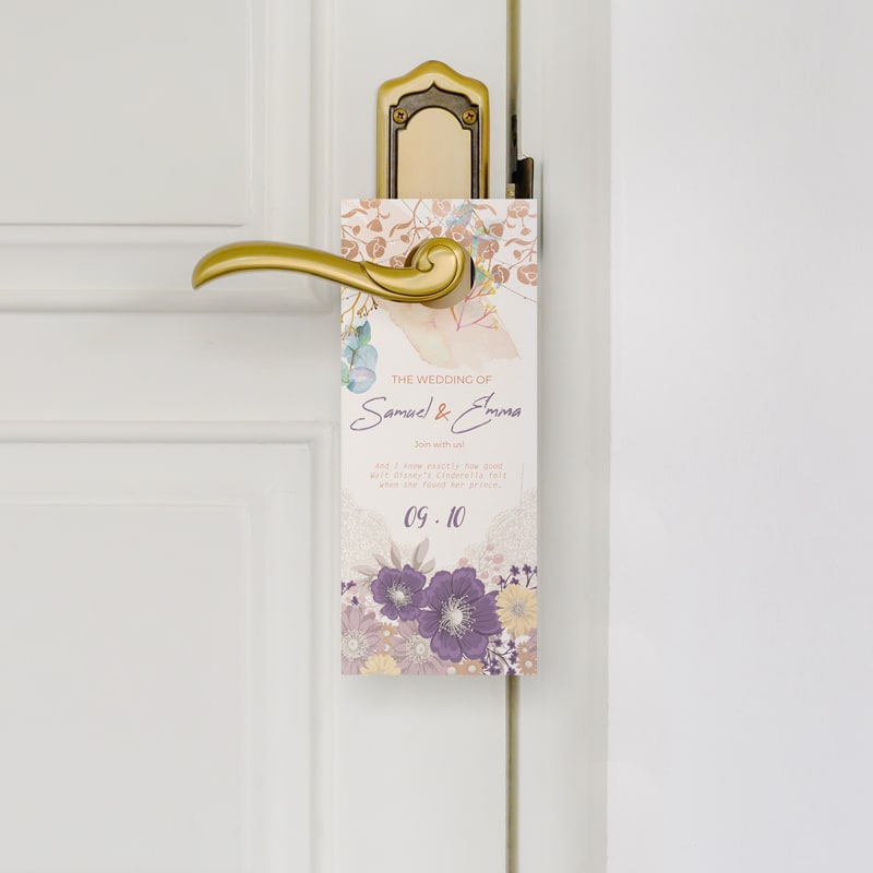 3.5 X 8.5 Inch Full Color Door Hanger 2