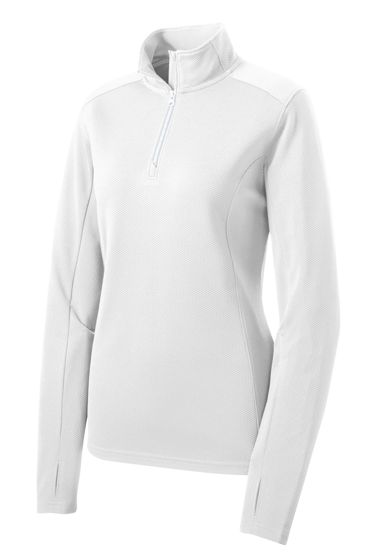 Sport-Tek Women's Sport-Wick Textured 1/4-Zip Pullover. LST860 14