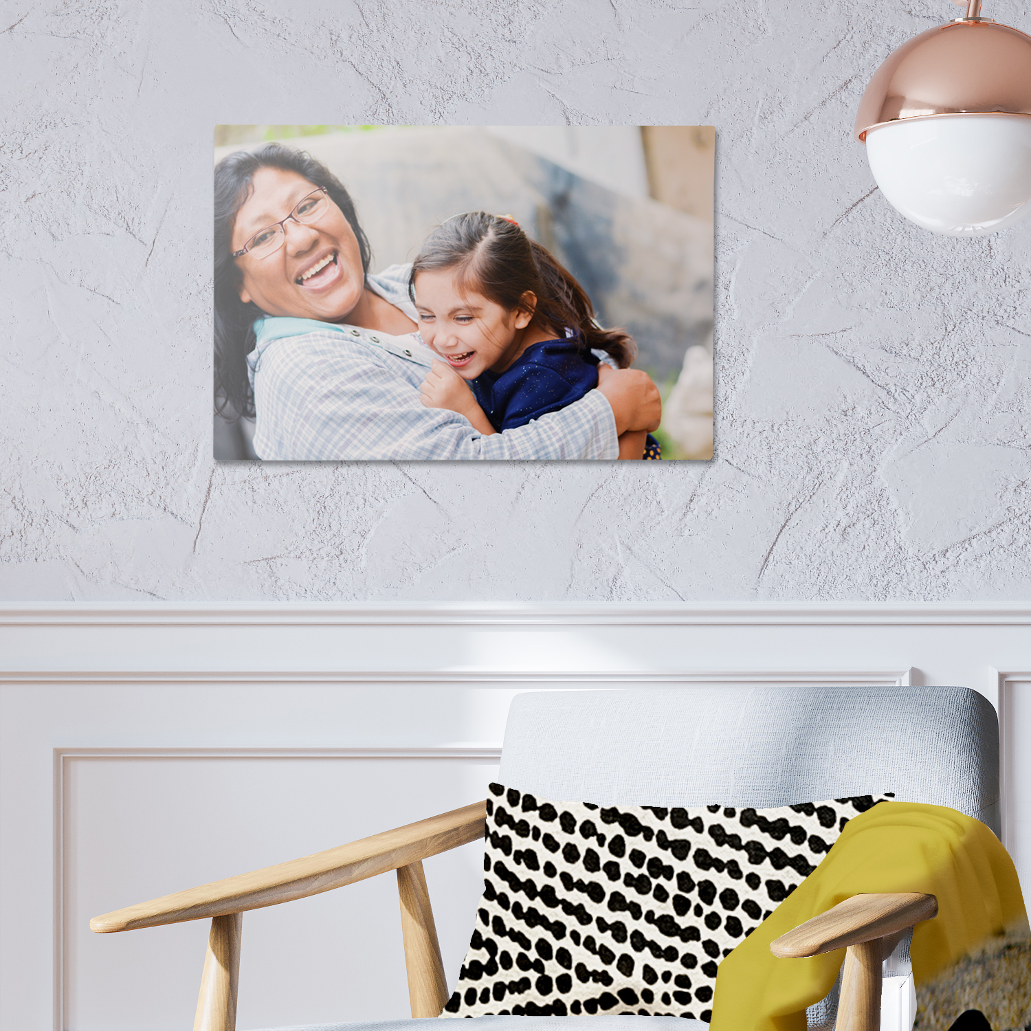 12"W X 12"H Glossy Aluminum Print with Shadow Mount 5