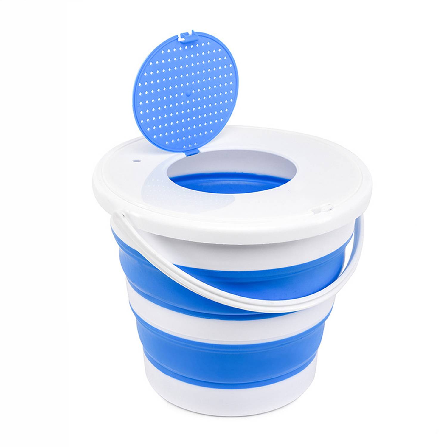 2.6 Gallon Portable Collapsible PP Bucket w/Handle 3
